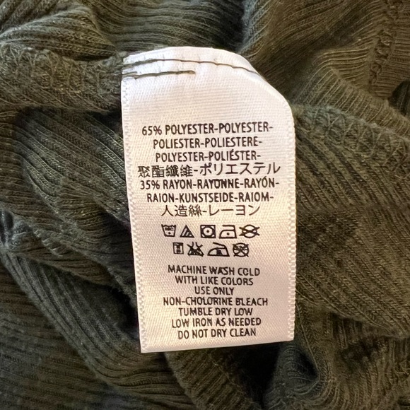 Free People Long Beach Tank - Olive - Picture 6 of 6